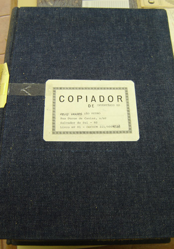 Copiador de Inventário do Posto de Vendas São Pedro