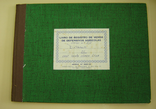 Livro de Registro de Venda de Defensivos Agrícolas