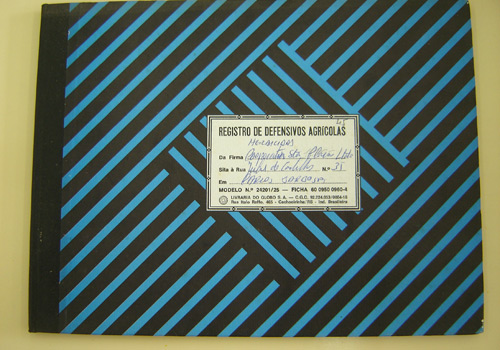 Livro de Registro de Venda de Defensivos Agrícolas