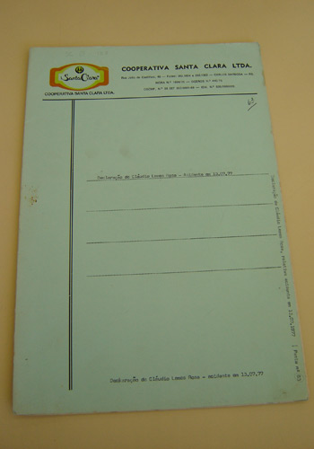 Declaração acidente