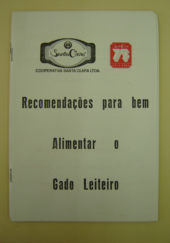 Cartilha de recomendações para bem alimentar o gado leiteiro