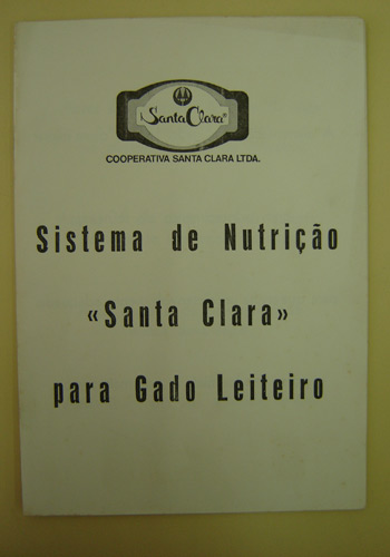 Sistema de nutrição Santa Clara para gado leiteiro