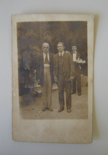 Fausto Breda e um amigo